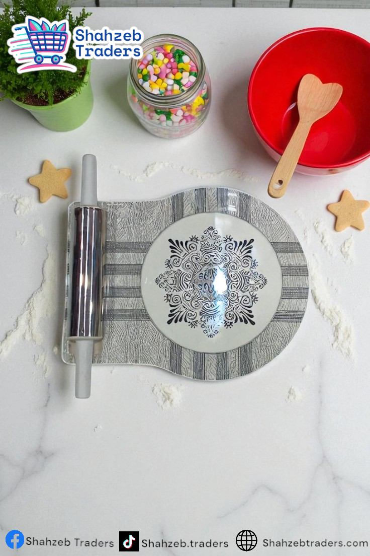 Deluxe Gol Belan with Steel Rolling Pin | Premium Quality Roti Maker