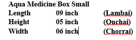 Aqua Medicine Box Small
