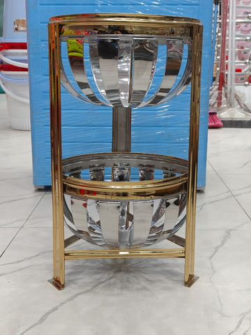Golden Sabzi Rack – 2 Khana