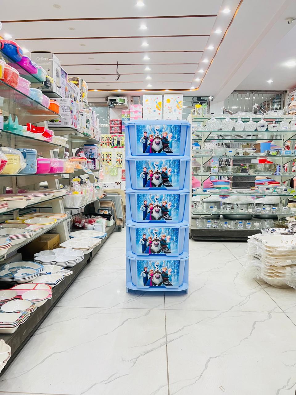 AQUA PRINTED CABINET 5IN1 (NEW DESIGN)